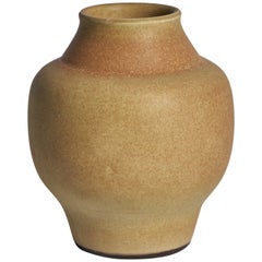 Vintage Rolf Palm, Vase, Stoneware, Sweden, 1960s
