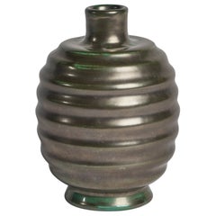 Upsala Ekeby, Vase, Steingut, Schweden, 1930er Jahre