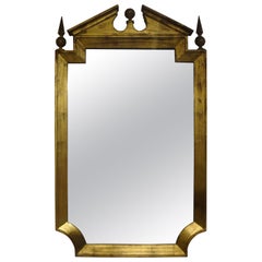Miroir en bois doré de style néoclassique italien par Palladio