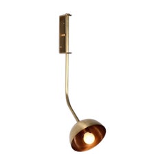 Rhythm Brass Dome Wall Sconce by Lamp Shaper