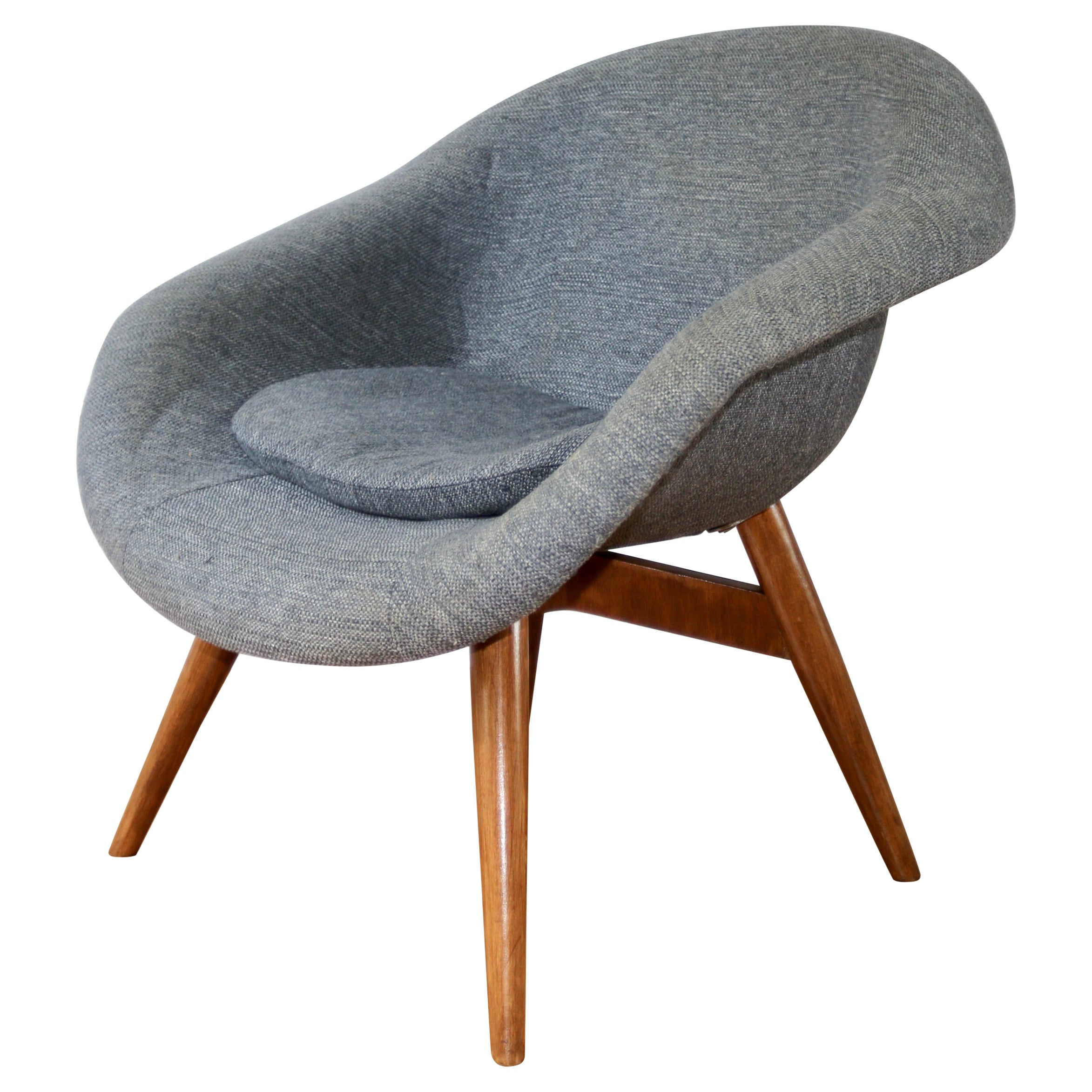 Fauteuil scandinave vintage Miroslav Navratil 1960 For Sale