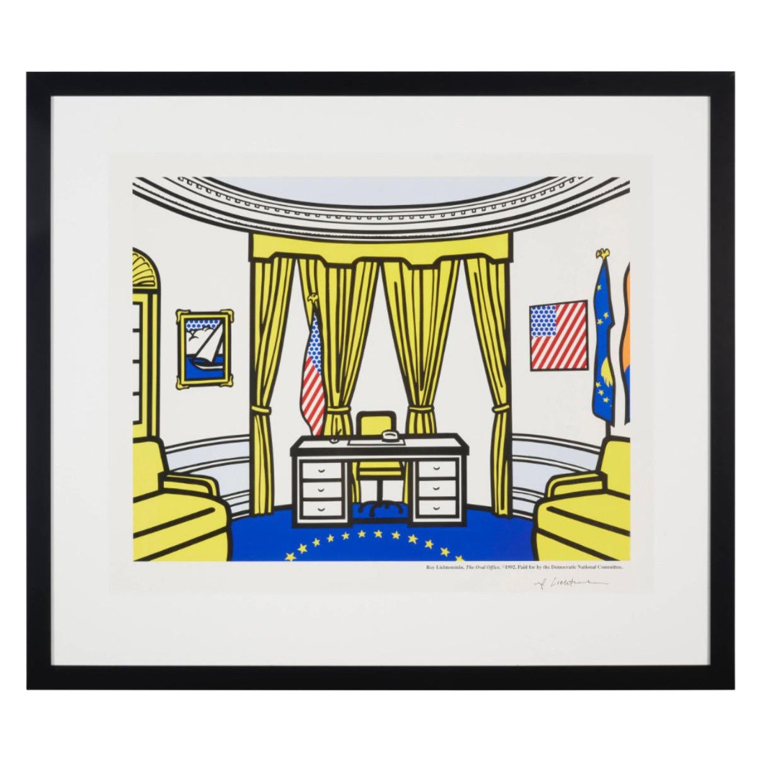 Roy Lichtenstein A New Generation of Leadership (The Oval Office) For Sale