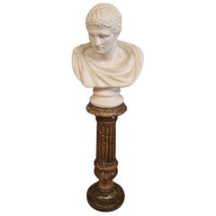 19th Century Marble Plinth Antique Display Stand