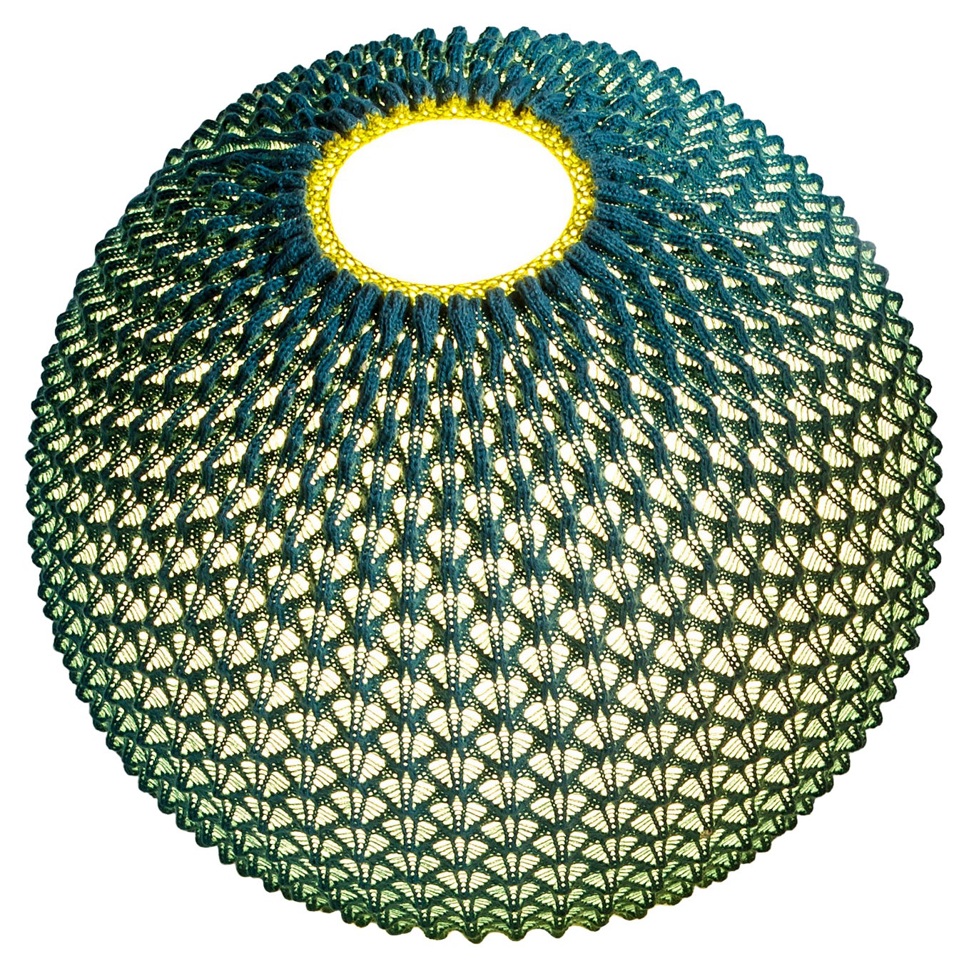 Knitted Floor lamp  -  Small size 30cm diameter