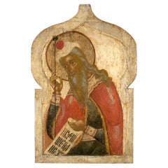 Religious icon depicting the prophet Aaron, second half 17th century