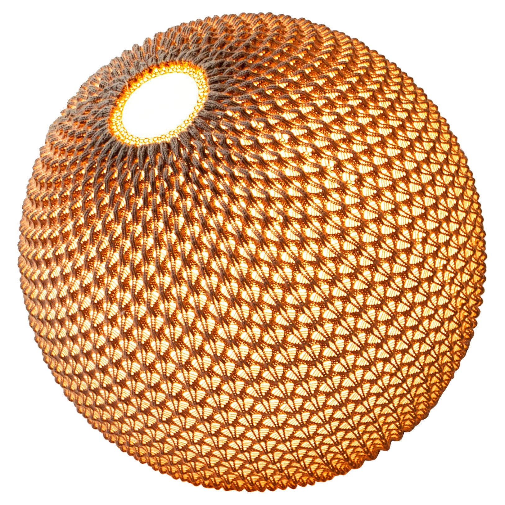 Lampadaire en tricot  -  Grande taille de 50 cm de diamètre