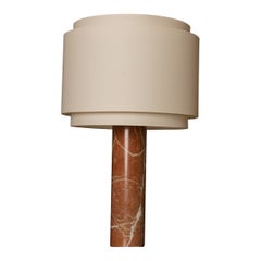 Red Marble Pipo Duoble Table Lamp by Simone & Marcel