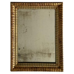 Small gilded French mirror