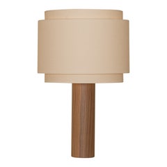 Walnut Pipo Duoble Table Lamp by Simone & Marcel