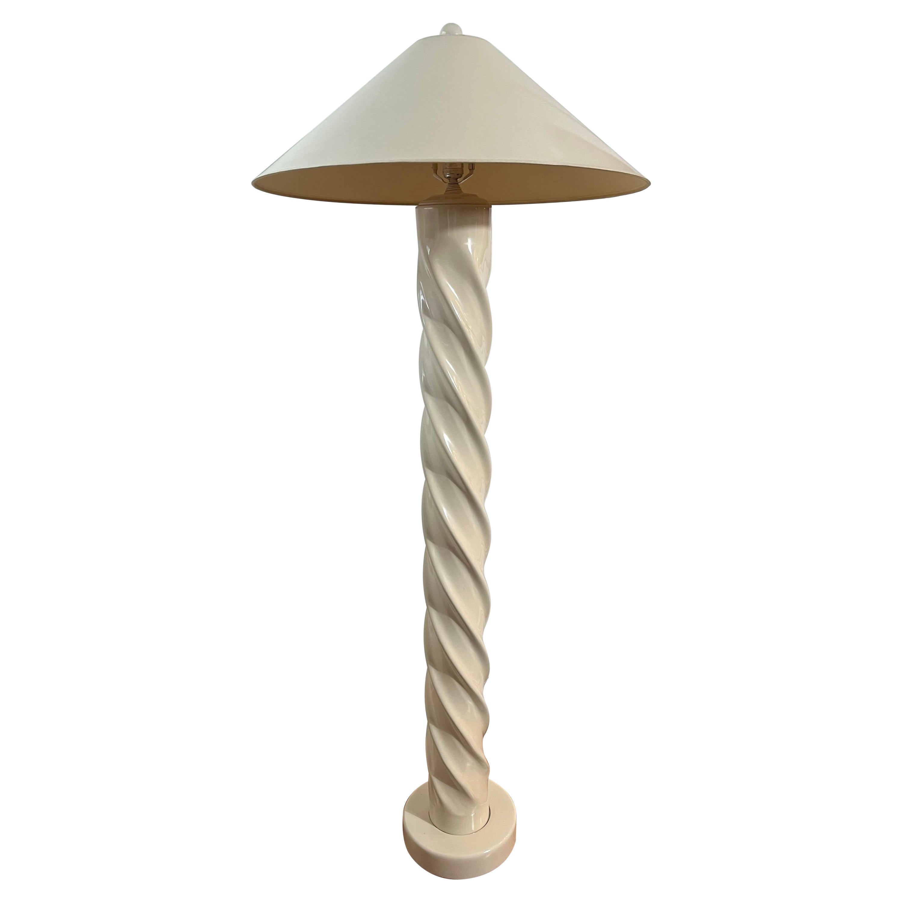 Lampadaire Twist postmoderne Tyndale en vente