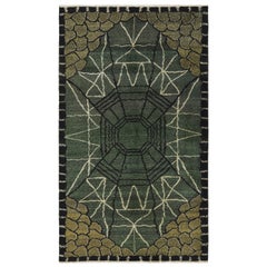 Vintage Zeki Müren Art Deco Teppich, mit kühnen geometrischen Mustern, von Rug & Kilim.