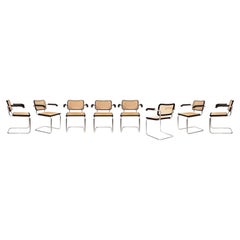 Set of 8 Vintage Cesca Chairs by Marcel Breuer, 1970s