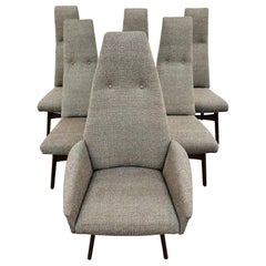 Mid-Century Modern Adrian Pearsall High-Back Dining Chairs - Set of 6