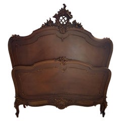 Louis XV-Style king/queen size bed