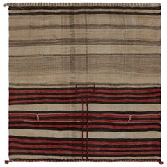 Vintage Afghan Tribal Kilim Teppich, mit Streifen