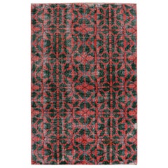 Retro Zeki Muren rug, with Classic floral patterns, from Rug & Kilim