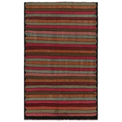 Tapis tribal persan vintage Kilim, avec rayures, de Rug & Kilim