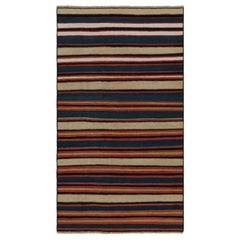 Vintage Afghani tribal Kilim runner rug, with Stripes, from Rug & Kilim