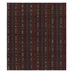 Vintage Shahsavan tribal Persian Kilim rug, with Stripes, from Rug & Kilim