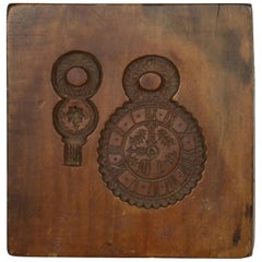 Antique Wooden Gingerbread Mold