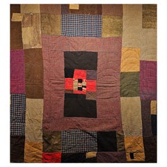 19th Century African American Southern Quilt Possibly of Gee’s Bend, Alabama