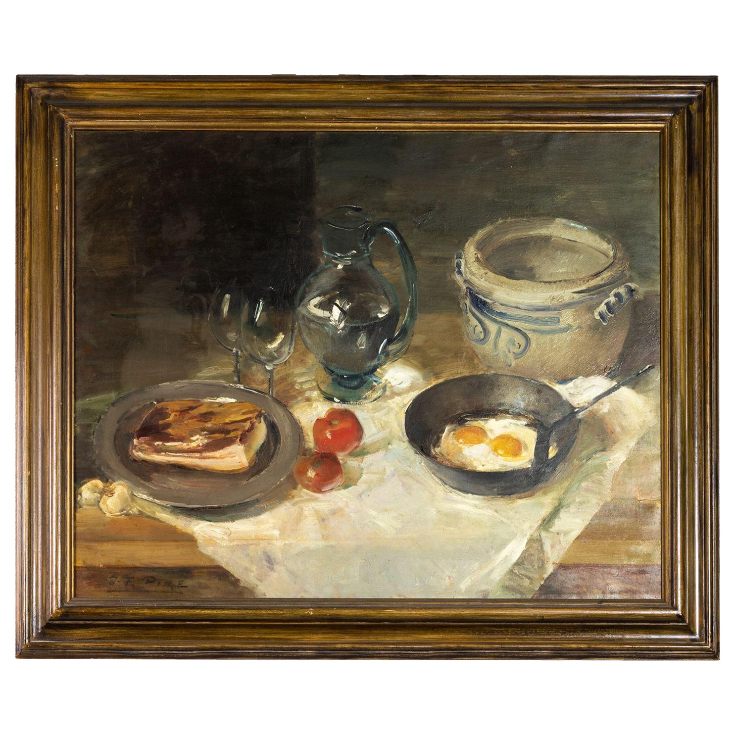 Still Life Painting by Marcel Pire, Brussels, Belgian