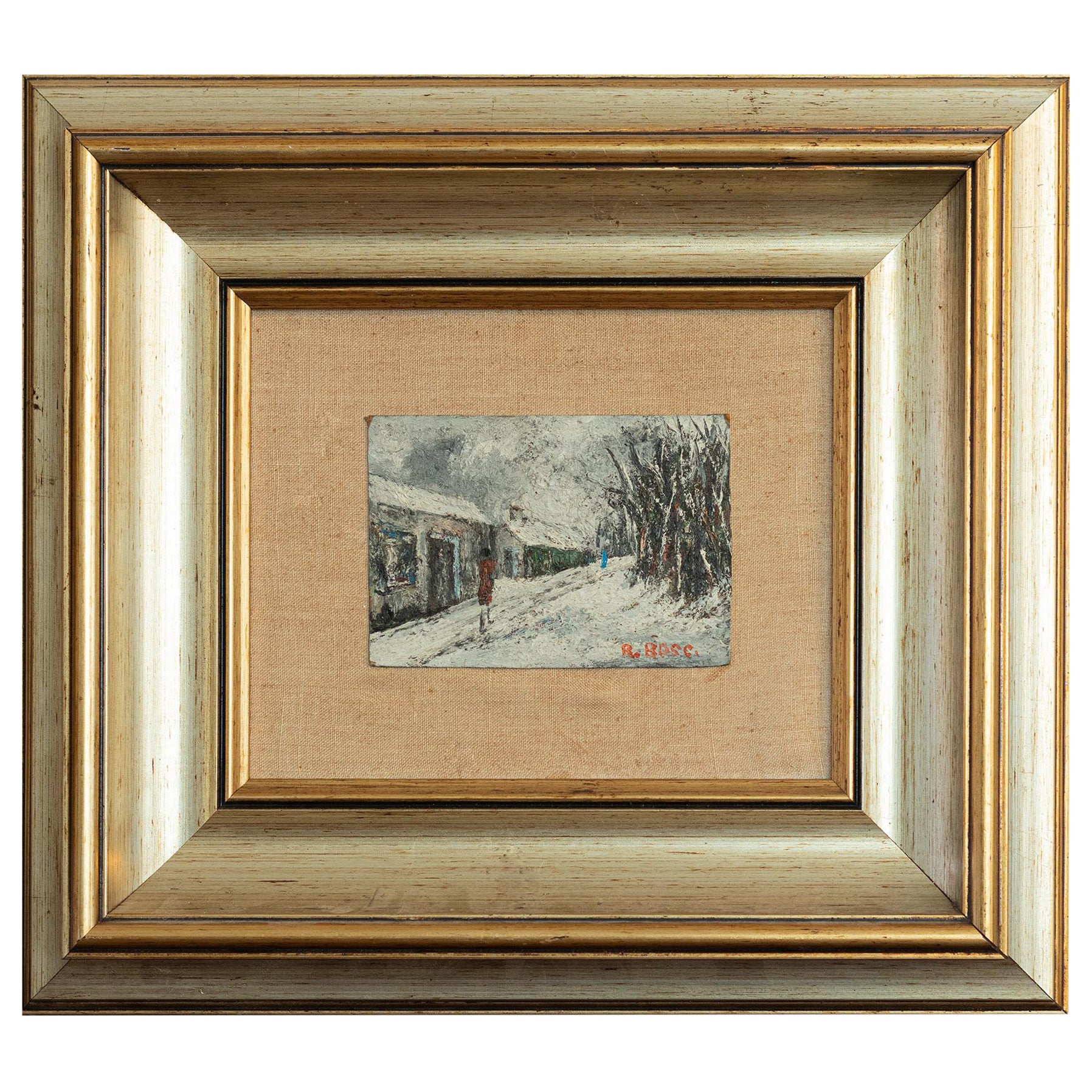 Impressionism Paris Cabaret Painting By Paul Arnaux, 20th Century For