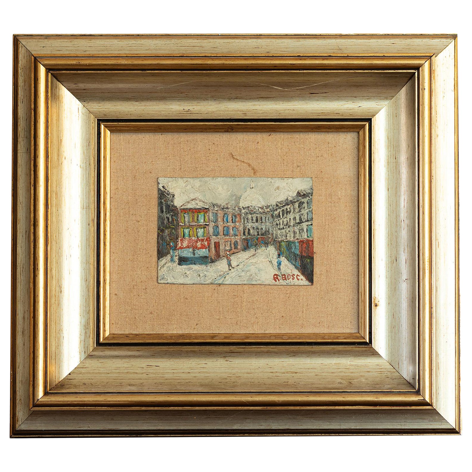 Impressionism Paris Cabaret Painting By Paul Arnaux, 20th Century For