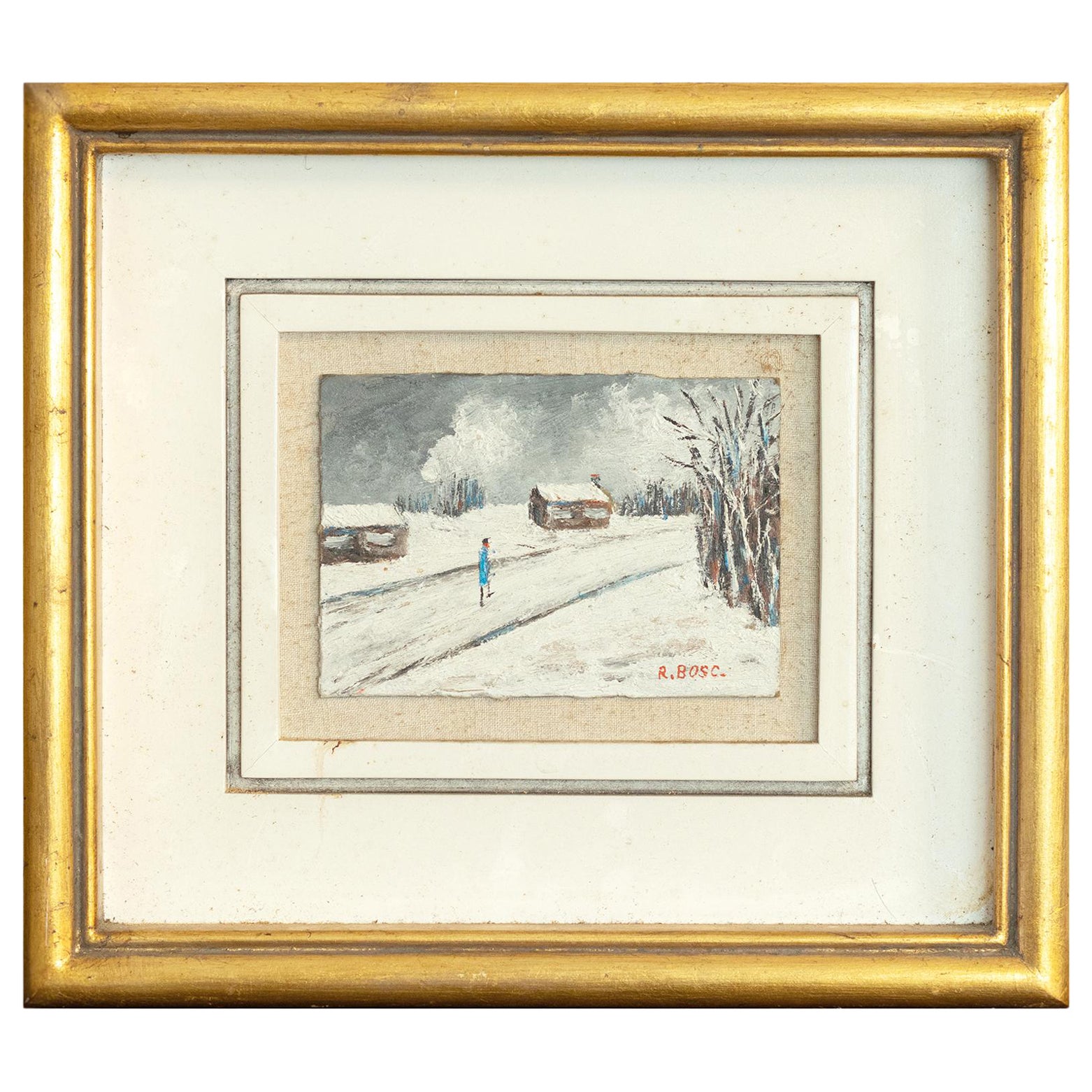 Impressionism Paris Cabaret Painting By Paul Arnaux, 20th Century For