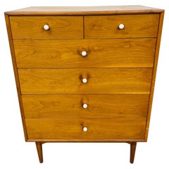 Mid-Century Modern Drexel Declaration Walnut High Chest