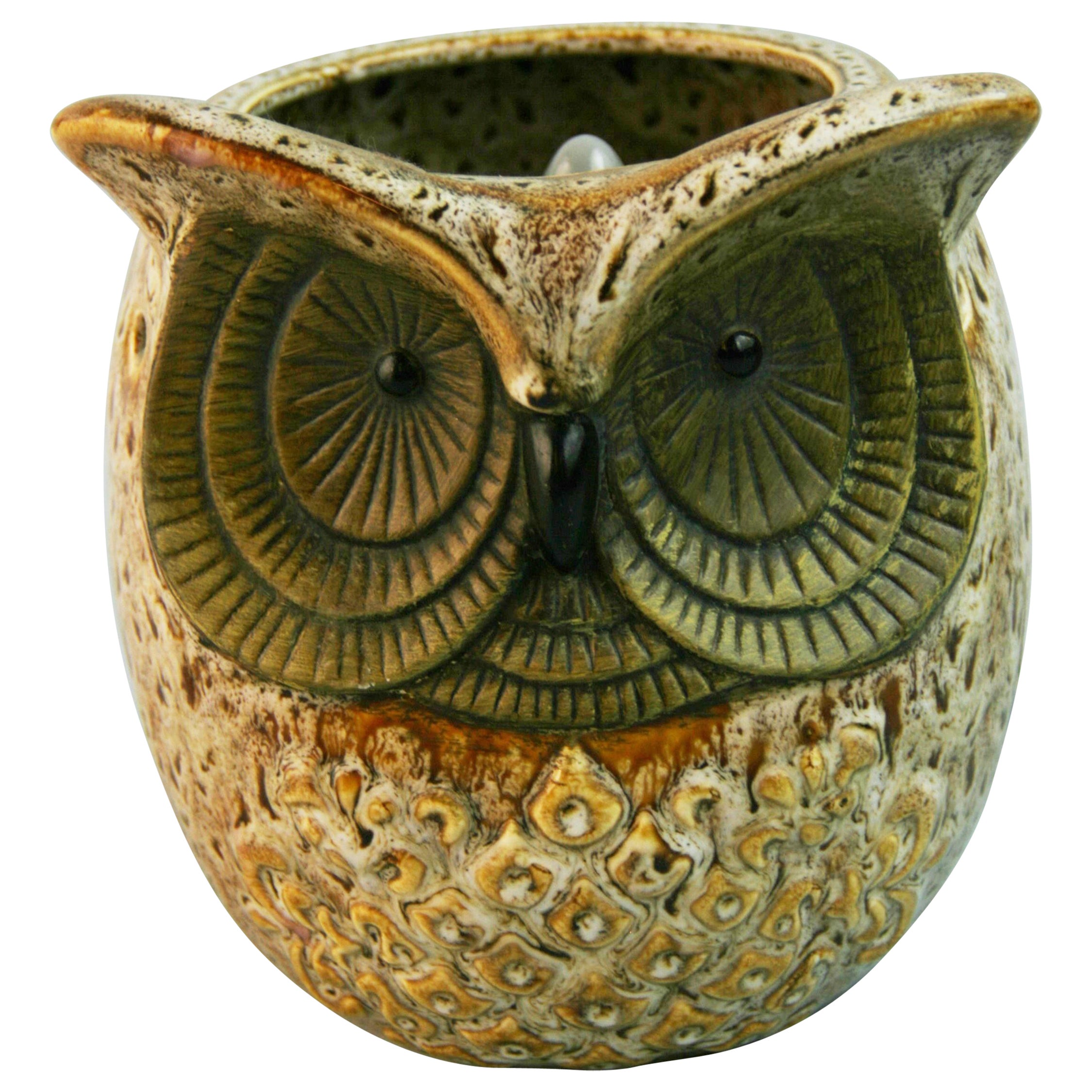 Ceramic Owl Night Light For Sale