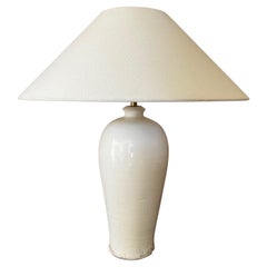19th Century Tang Style white Vase Tablelamp