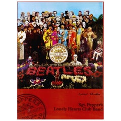 1967 Peter Blake -Sgt. Pepper's Lonely Hearts Club Band Original Vintage Poster