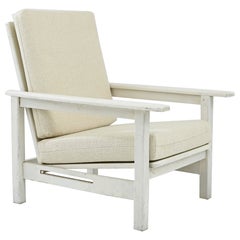 20th Century French Upholstered Folding Armchair