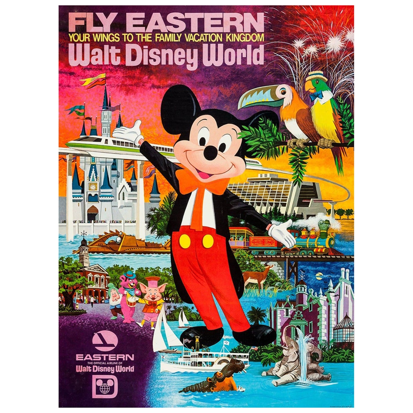 1977 Eastern Airlines to Walt Disney World For Sale