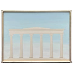 Tony Evans Architectural Neoclassical Oil Painting in Jerry Solomon Frame