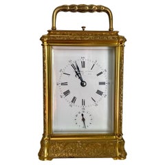 Antique Quarter Chiming Petite Sonnerie Carriage Clock, Goldsmiths Alliance, London