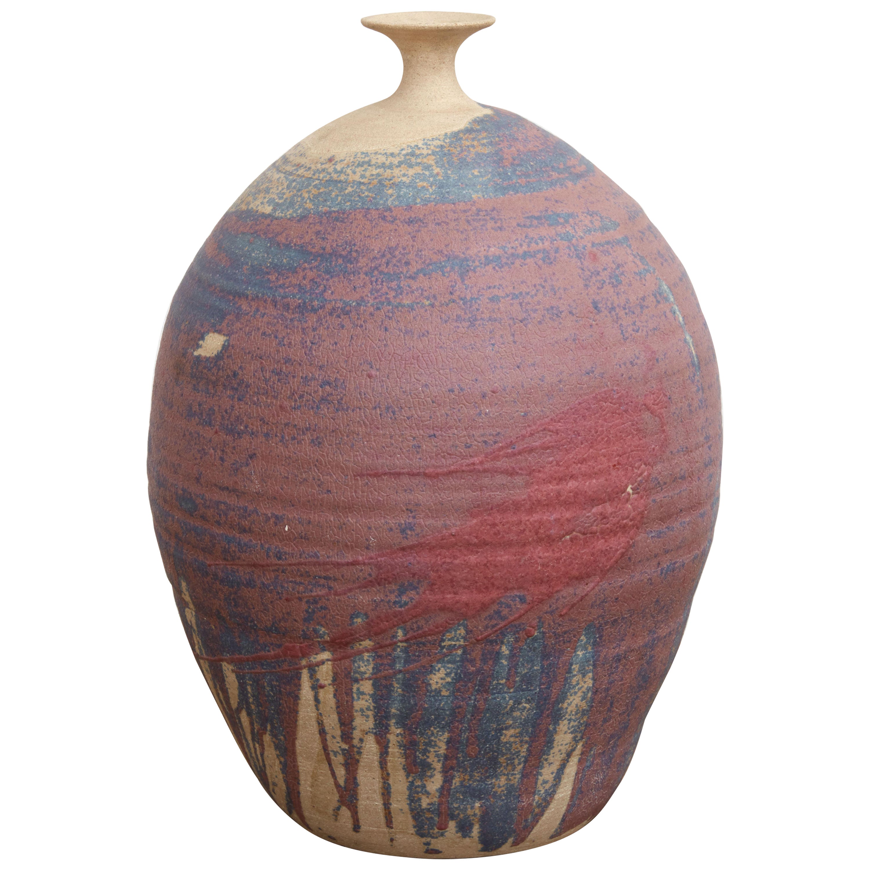 Matte Glaze Ceramic Vase For Sale