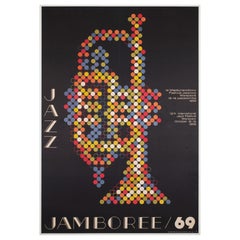 Jazz Jamboree 1969 Polish Music Festival Poster, Bronislaw Zelek