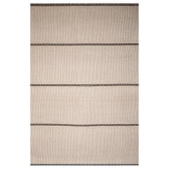 Tapis d'extérieur en polypropylène tissé à la main Modernity Beige&Black Touareg