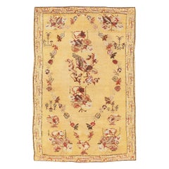 Nazmiyal Collection Antique Turkish Ghiordes Carpet. Size: 3 ft 4 in x 5 ft