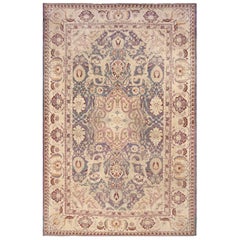 Antique Indian Agra Rug. Size: 14 ft x 20 ft 10 in