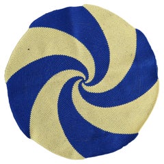 Handmade contemporary ORA French braided rug - 1C835