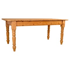 Circa 1940's English Pine Farm Table