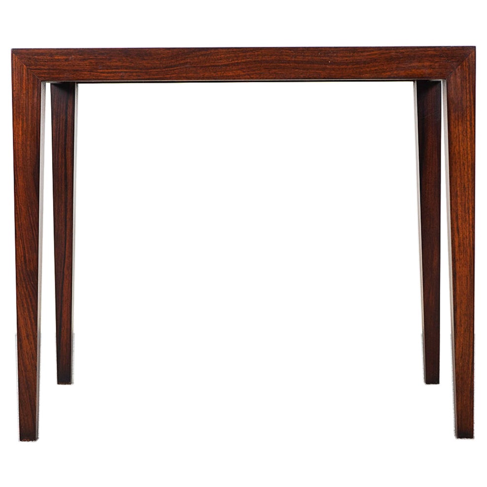 Danish Modern Rosewood Side Table by Haslev