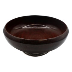 Mid Century Modern Wooden Fruit Bowl by Fisher