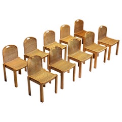 Dining Chairs in the Style of Afra & Tobia Scarpa, Italy, 1980s