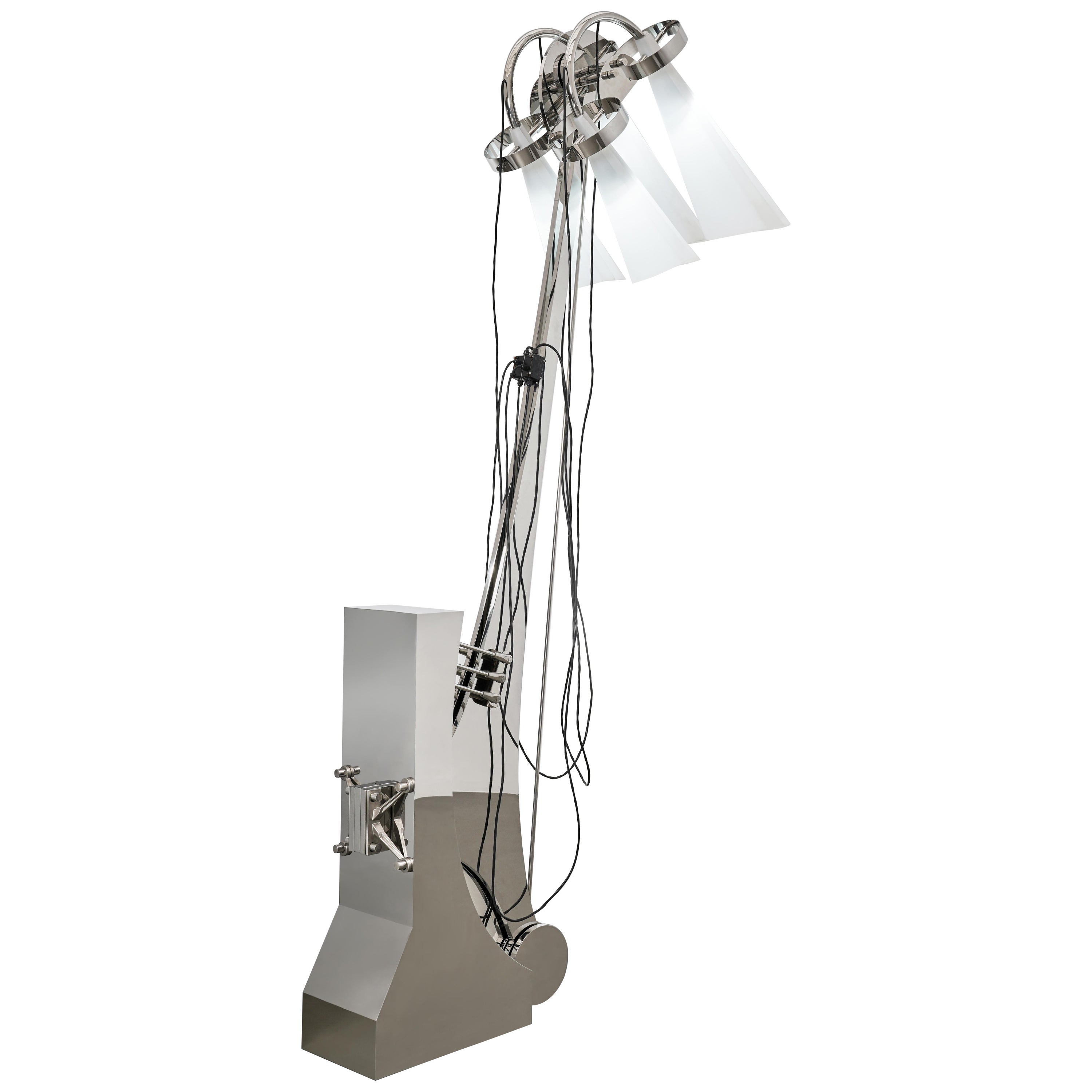 Illumination into Reality' Floor Lamp by Cometabolism Studio For Sale