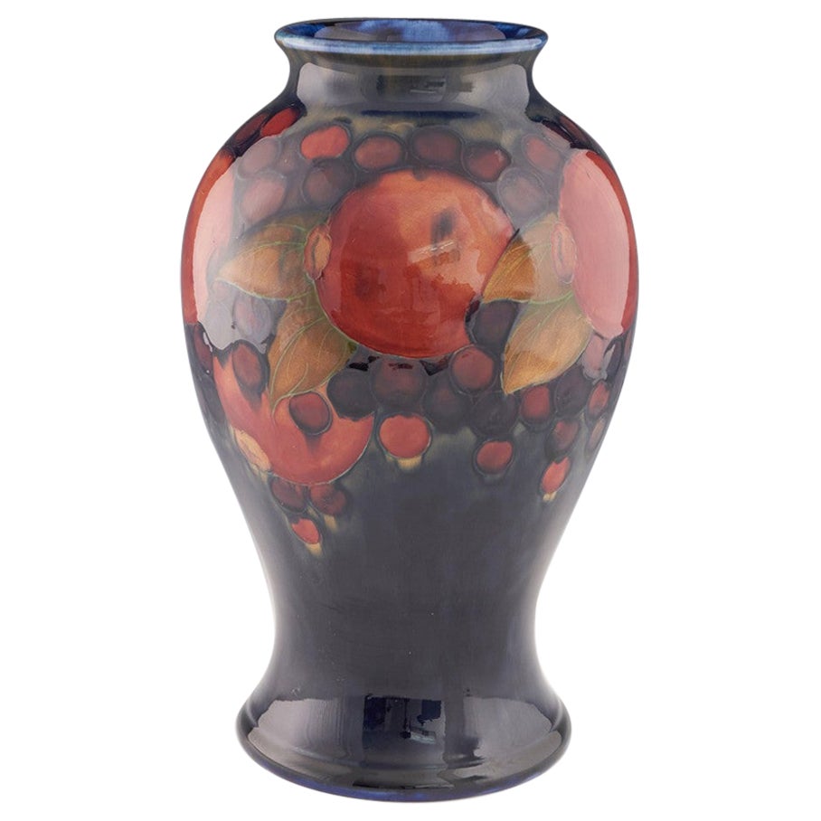 William Moocroft Very Large Pomegranate Pattern Vase c1930