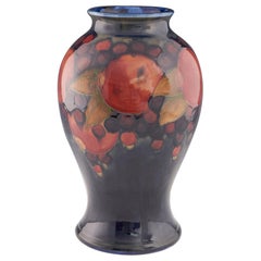 Vintage William Moocroft Very Large Pomegranate Pattern Vase c1930